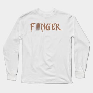 finger Long Sleeve T-Shirt